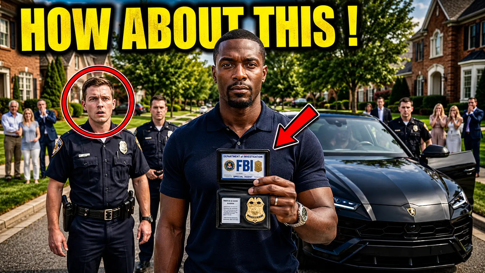 Cop Smashes a Black Man’s Lamborghini Window — Then His Hands Tremble When He Sees the FBI Badge