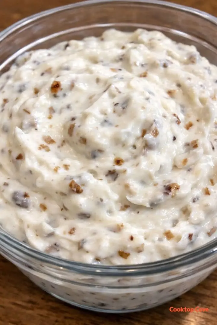 My dad makes this 3 ingredient classic for every single cookout. It disappears so fast we always have to make a double batch before guests arrive!