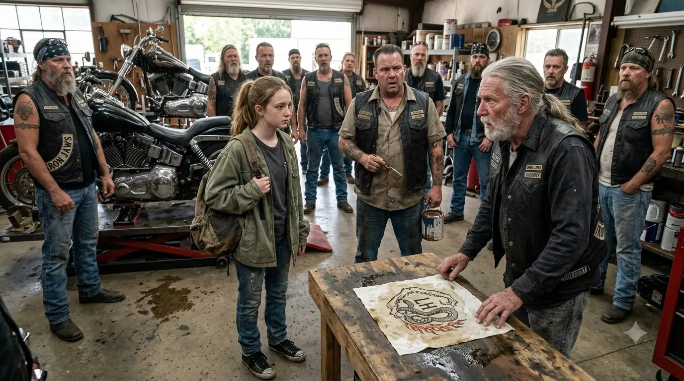 Can I Paint Your Bikes for Tips? — When Her Sketch Unfolded, Biker Club Froze