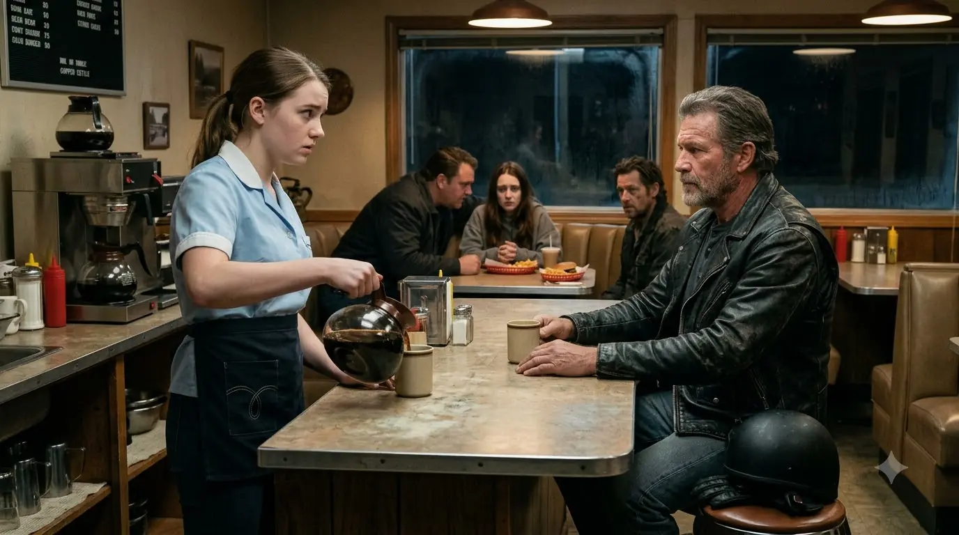 A Waitress Slid a Napkin to the Hells Angels President — Then 200 Bikers Came