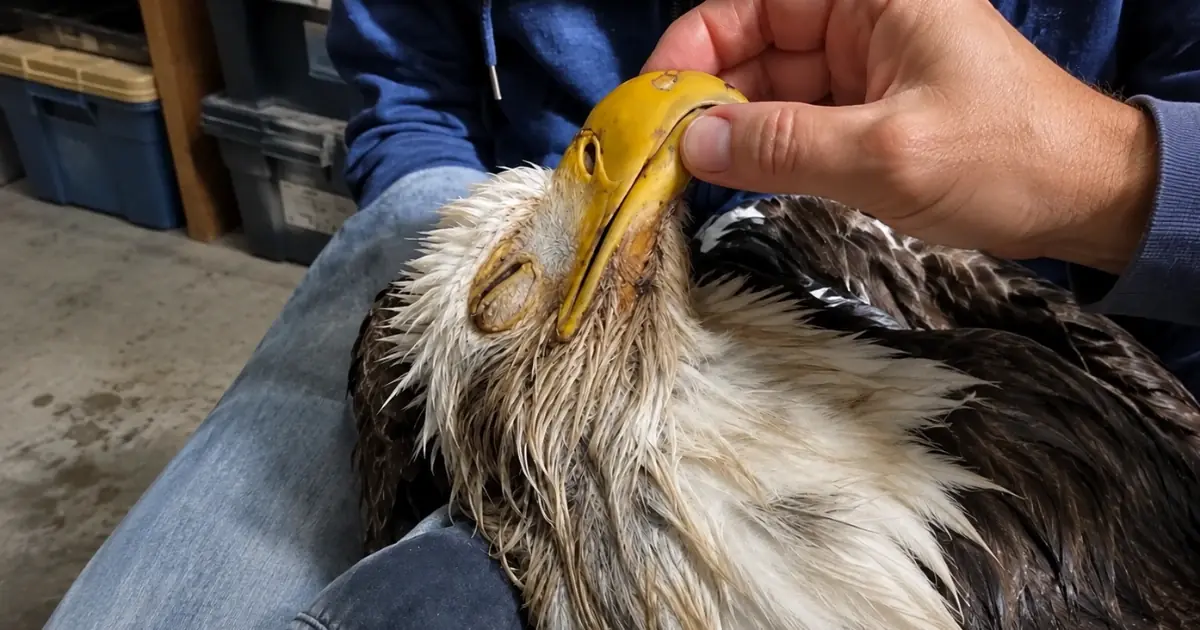 Bald Eagle Shows Signs of Profound Unresponsiveness Before Emergency Care