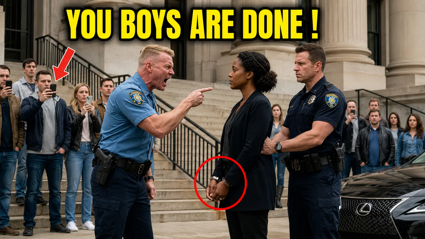 Sheriff Busts a Black Woman for “Parking Too Close” — Then Falls Silent After Seeing Her Professor ID
