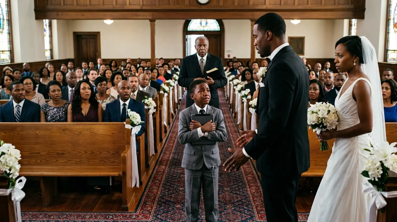 Black Boy Crashes Dad's Wedding Screaming 'Don't Marry Her' — What He Reveals Makes Dad Call 911