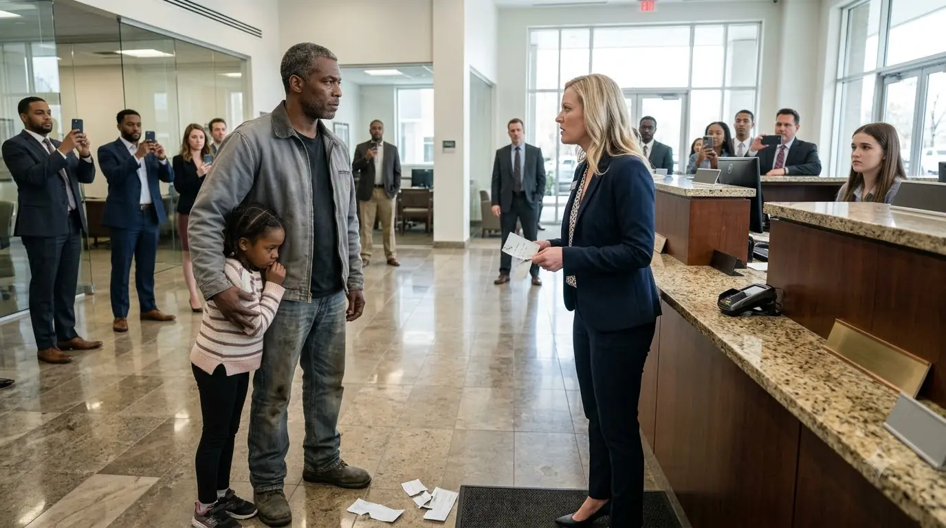 Arrogant Bank Manager Tore a Black Dad’s $5M Check — Then Her Boss Walked in and Called Him “Sir”