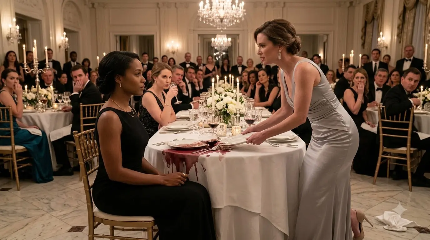 "She Can't Speak English", White Heiress Laughs at Black Wife — Room Froze by Her 5-Language Toast
