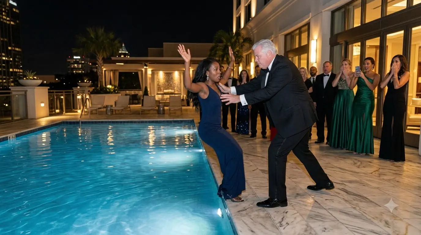 Billionaire Pushed A CEO’s Wife Into the Pool at Gala — Then He Canceled Their $1 Billion Deal
