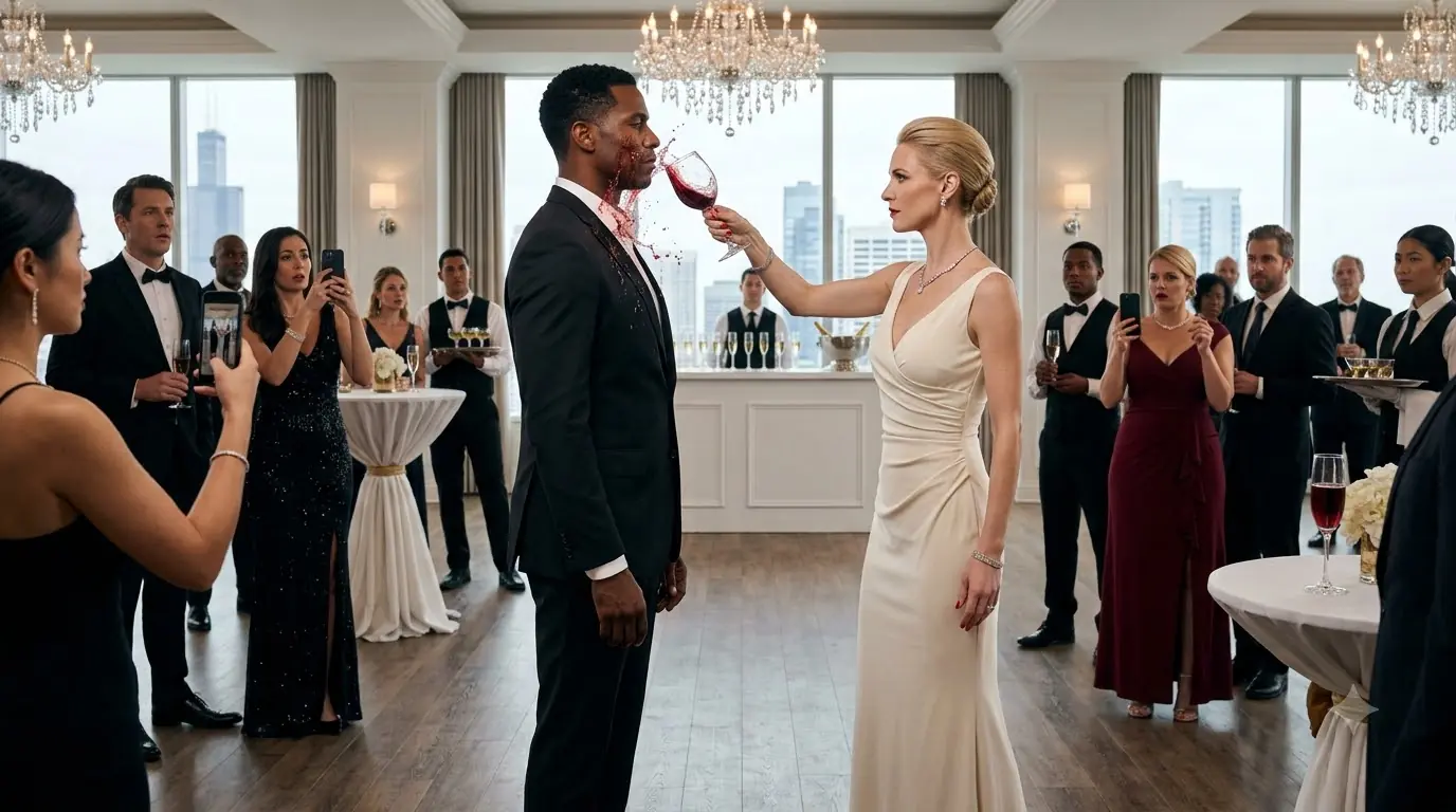 Executives Threw Wine on Stranger at the Party — Didn't Know He Controls Their $500M Deal