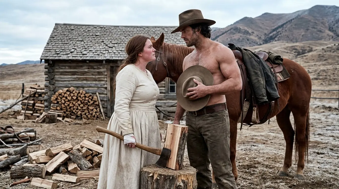 The Giant Cowboy Vowed, “By Winter, You’ll Have My Son Growing Inside You” — Then the Widow Everyone Shamed for Her Size Revealed Her Buried Secret
