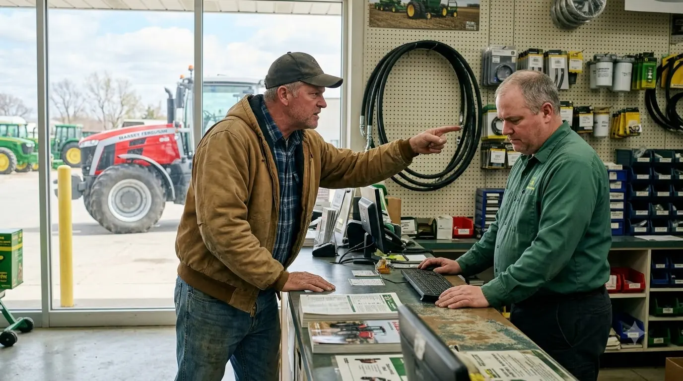He Traded 11 JD for M.F — Then Deere Dealers Stopped Selling Him Parts