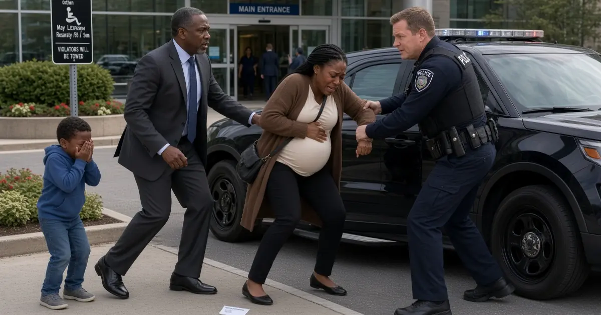 Officer Shoved a Pregnant Black Woman Against His Cruiser — Then Three State SUVs Turned Into the Hospital Lot