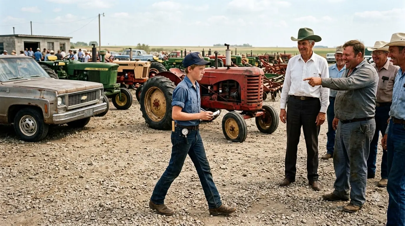 They Mocked the Farm Boy at the Auction — Until He Exposed What No Dealer Saw