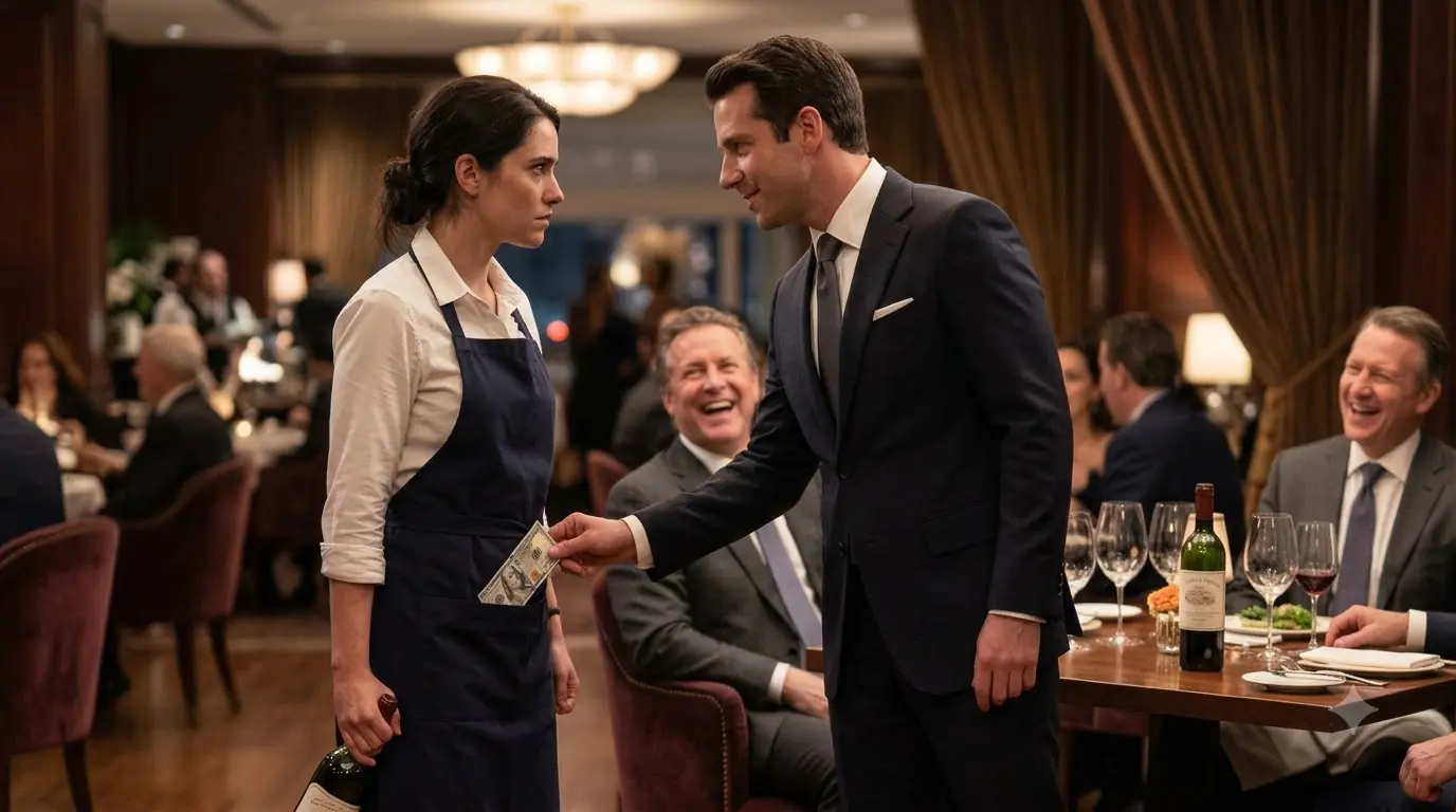 The Billionaire Jokes About the Waitress’s IQ — Her Math Leaves the Boardroom Silent