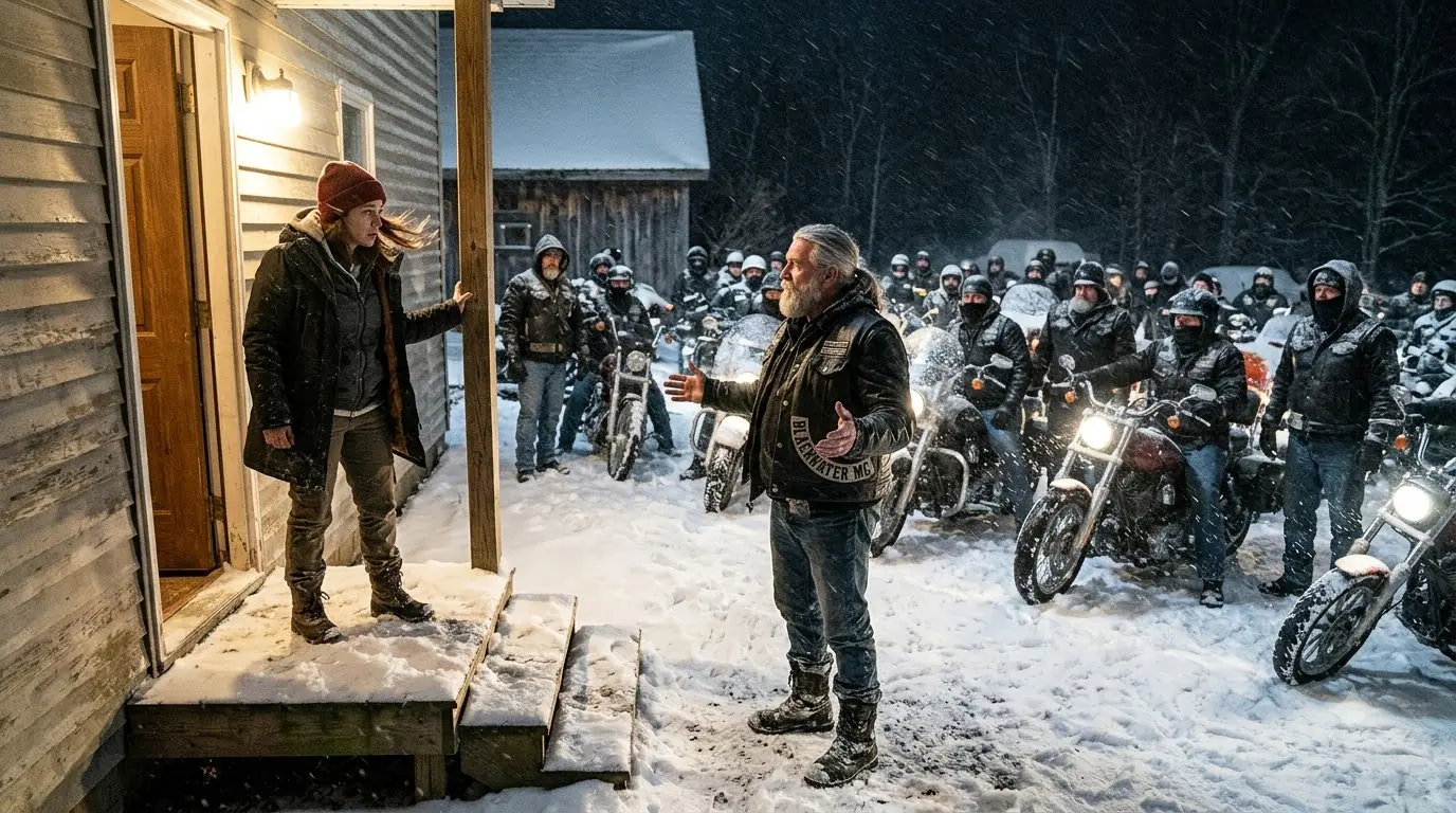 Poor Single Mom Sheltered 98 Bikers in a Blizzard — Then 17 Chapters Rode Into Her Town