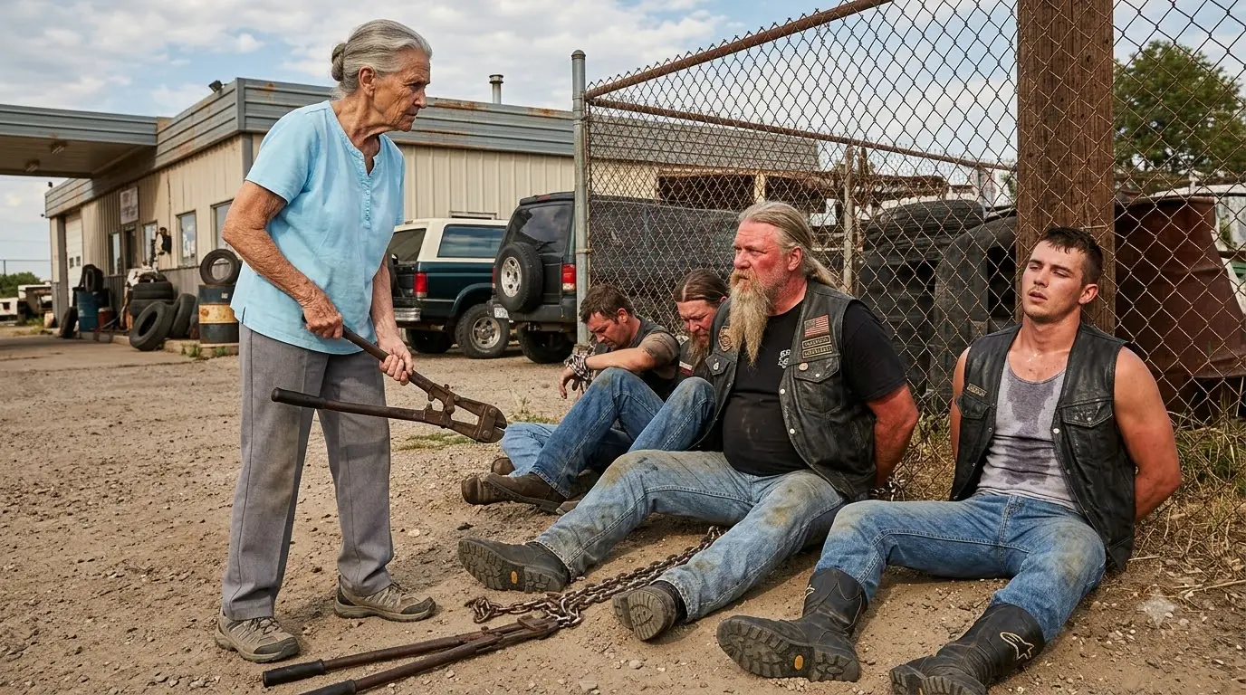Grandma Found 4 Hells Angels Chained to a Fence — Then Their Entire Brotherhood Returned
