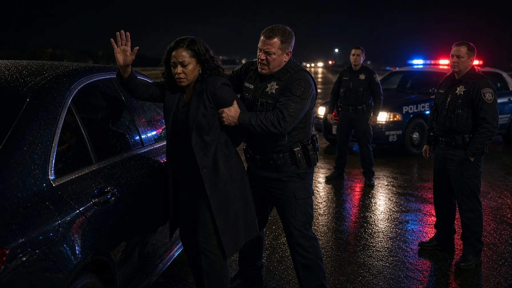 The Officer Slammed a Black Woman Against Her Own Mercedes — Then She Gave Him One Warning
