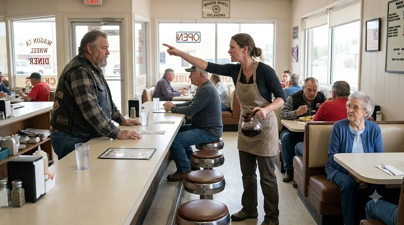 “You Don’t Deserve to Eat Here,” Waitress Told a Biker — Then an 83-Year-Old Woman Stood Up