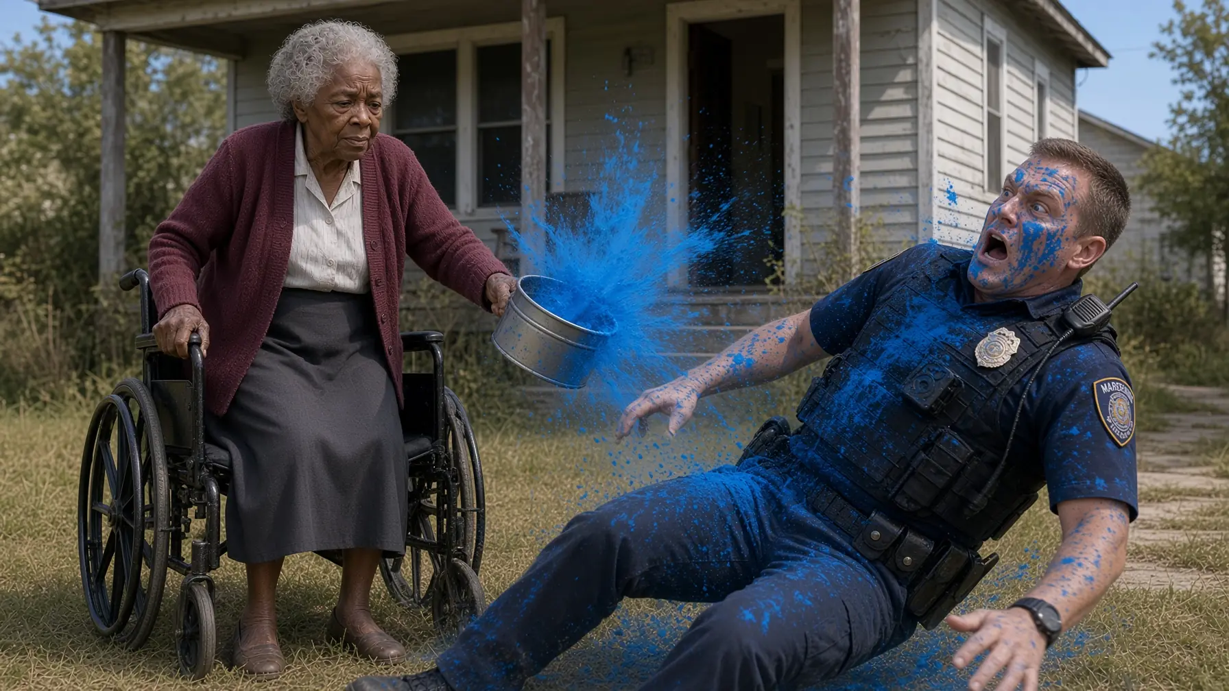 Officer Dragged an Elderly Woman From Her Home and Called Her a Squatter — Then She Stood Up and Three Federal Marshals Came Through the Door