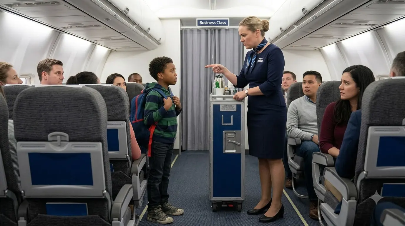 Flight Attendant Dragged Black Child Down Aisle — Then His Mother Revealed She Ran the Airline