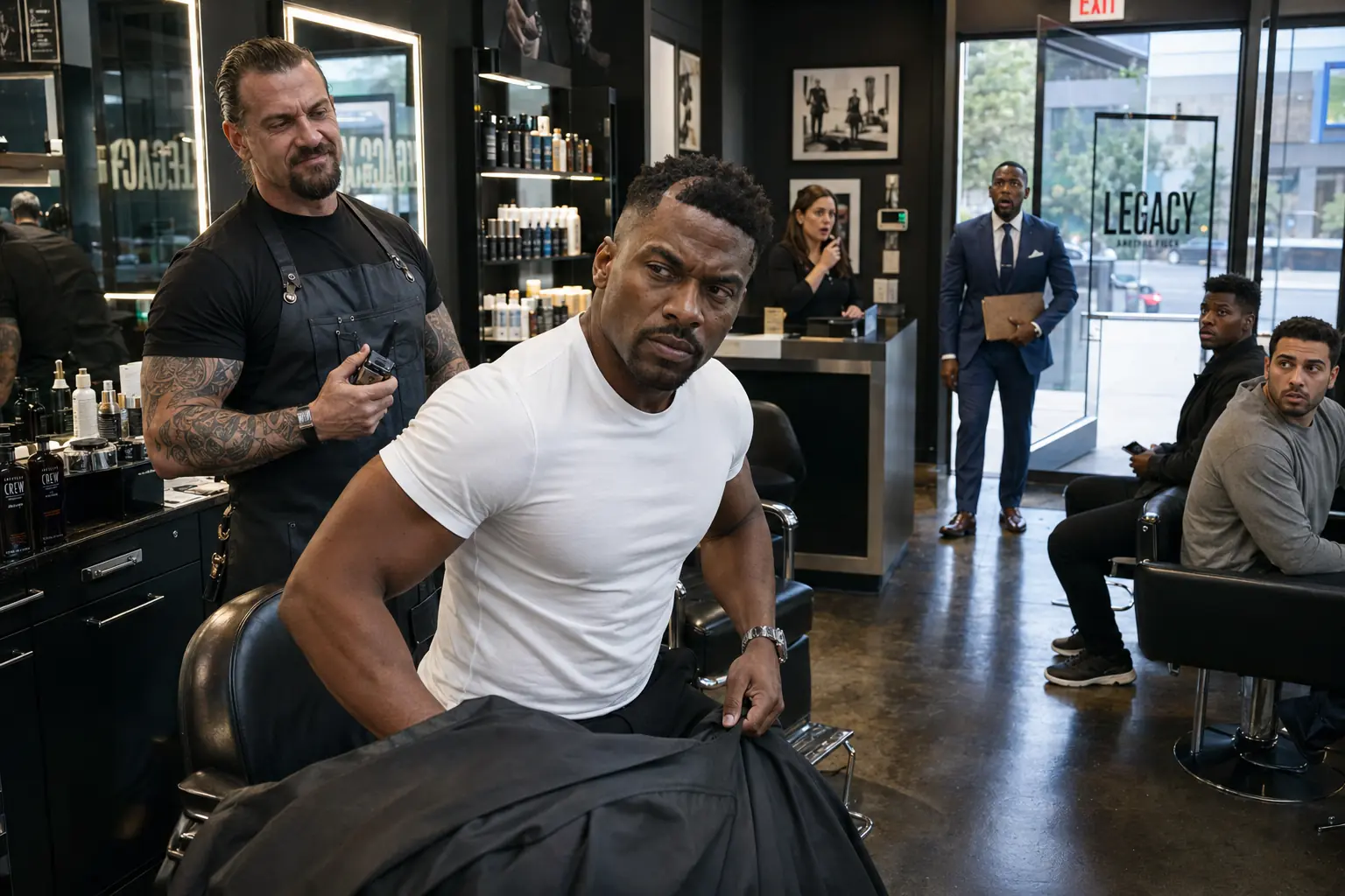 Barber Ruined a Black Customer’s Haircut on Purpose — Then the Man in the Doorway Called Him “Mr. Carter”Barber Ruined a Black Customer’s Haircut on Purpose — Then the Man in the Doorway Called Him “Mr. Carter”