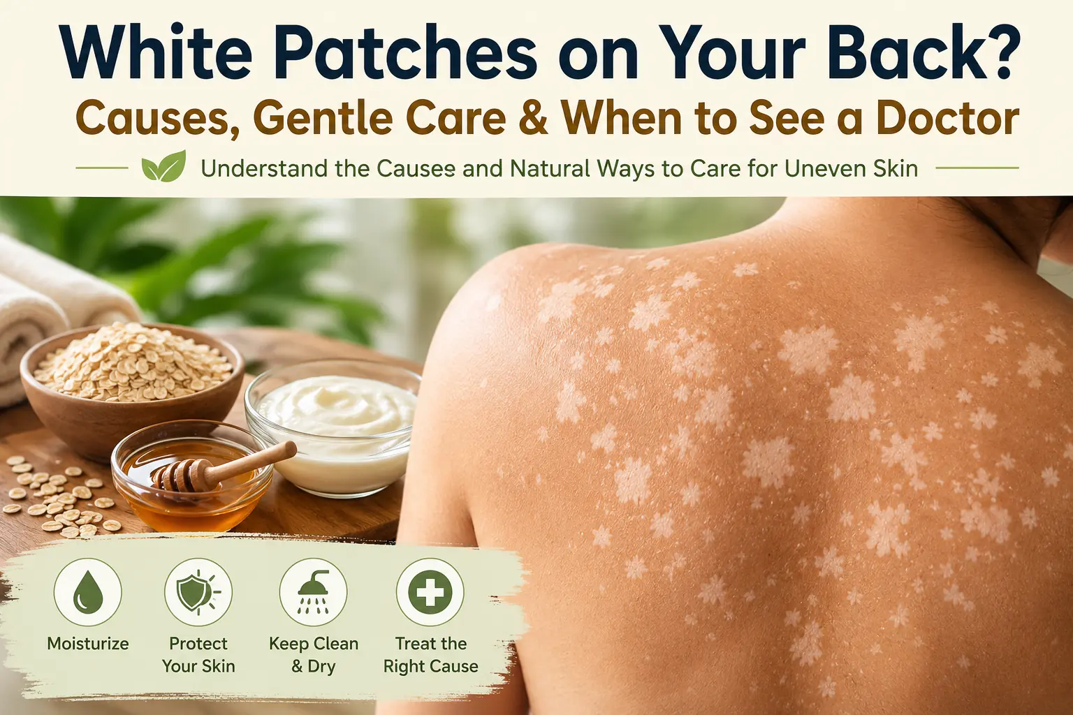 White Patches on Your Back? What They May Mean and How to Care for Uneven Skin