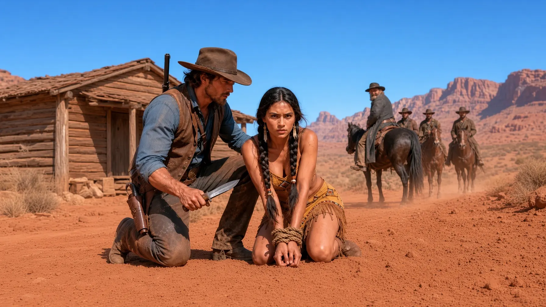 Cowboy Accepted An Apache Slave As Payment Didn’t Know He’s Taking Care of The Chief's Daughter
