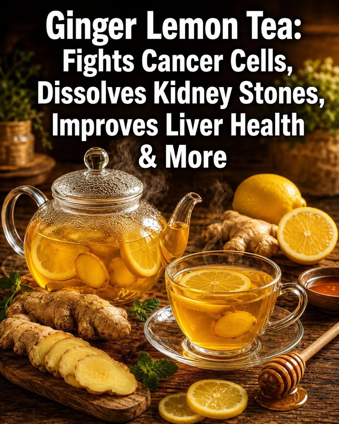 Proven Health Benefits of Ginger Root and Ginger Tea (Including Ginger Lemon Tea Recipe)