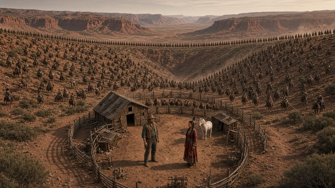 He Gave Water to a Giant Apache Girl — Next Day, 300 Warriors Surrounded His Ranch