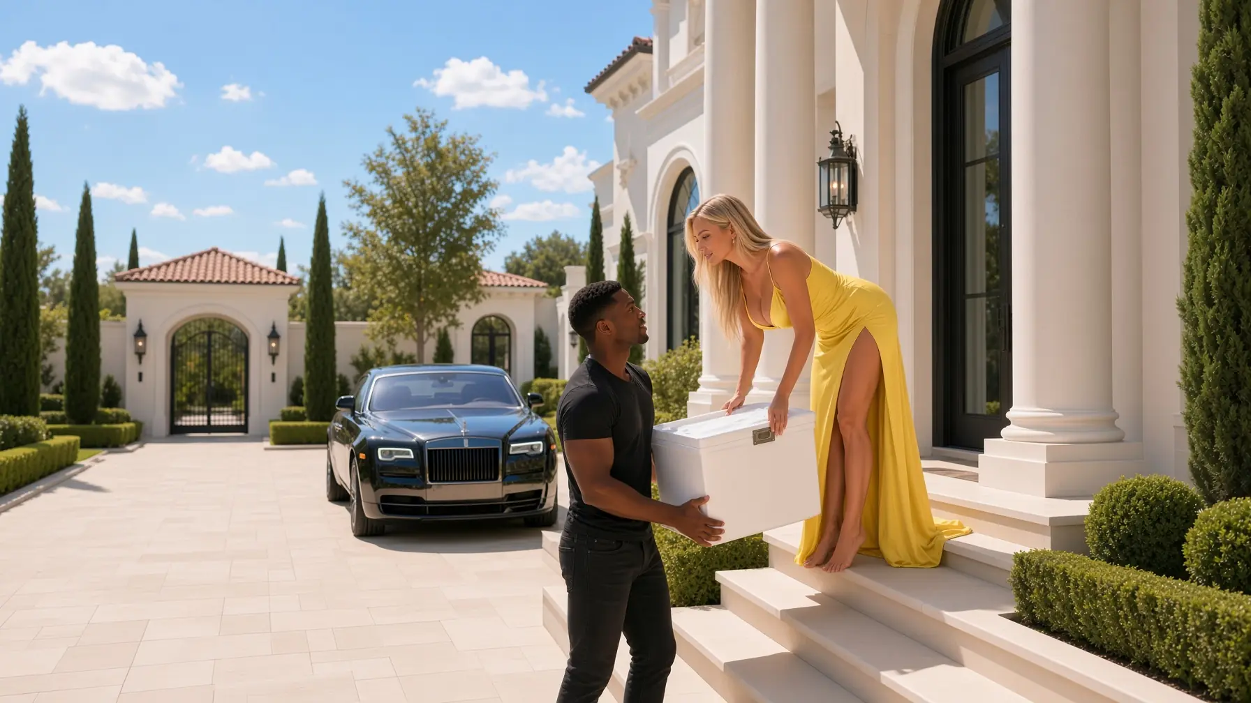 A Black Single Dad's New Billionaire Neighbor Turned Out to Be His College Crush