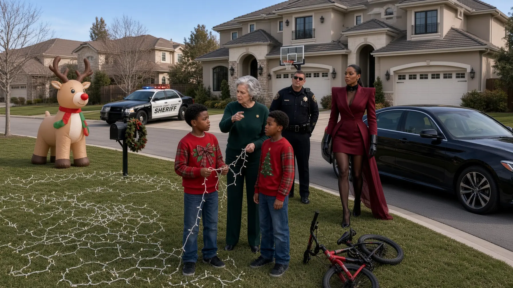 HOA Woman Called Police On Two Black Boys Decorating Their Own Home — Then Their Mother Came Home