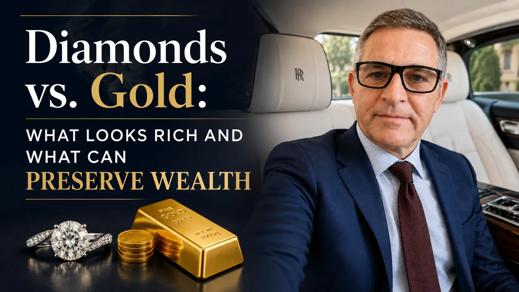 Diamonds vs. Gold: What Looks Rich and What Can Preserve Wealth