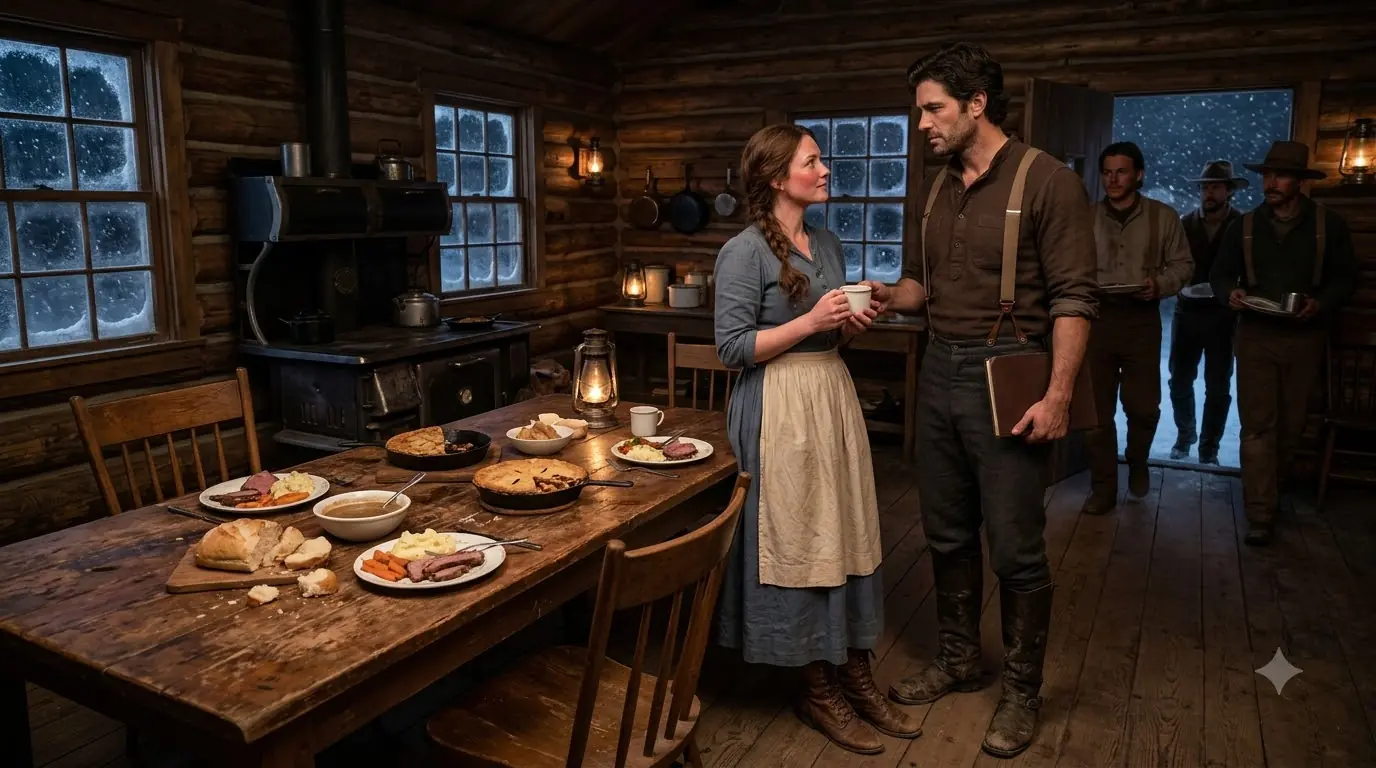 He Married Her Only to Save His Wyoming Ranch — Then One Supper Made Every Ranch Hand Realize She Was Changing His Life