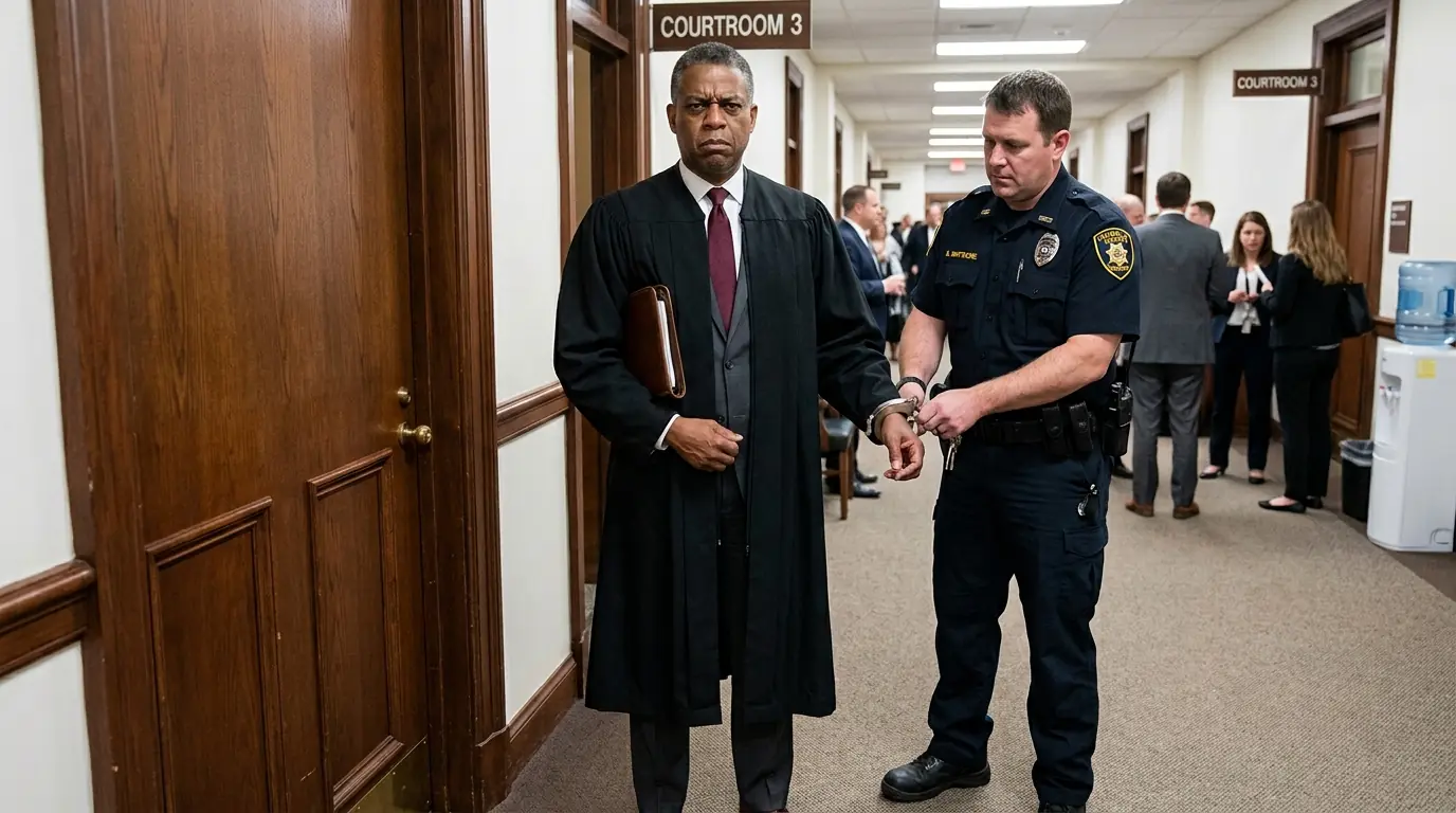 Racist Cop Mocks Black Judge’s Court Robe as a Costume — Then the Chief Bailiff Walked Out
