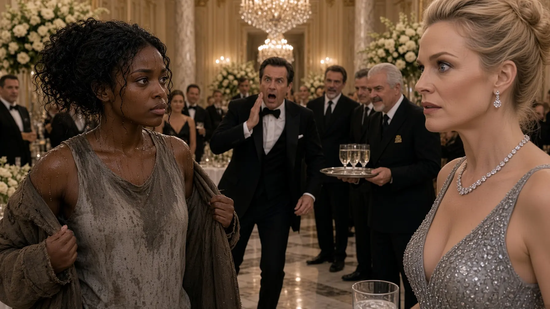 They Threw Water on a Poorly Dressed Black Woman at an Elite Gala — Then the Estate Director Called Her “Ms. Cole”