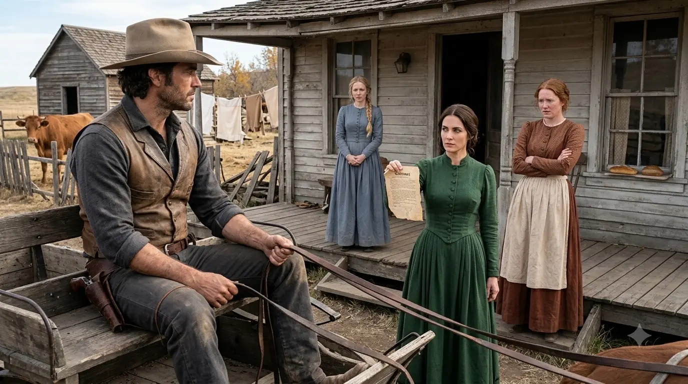 He Bought an Abandoned Farm and Found Three Women Waiting — Then Their Contract Revealed What the Seller Had Really Sold