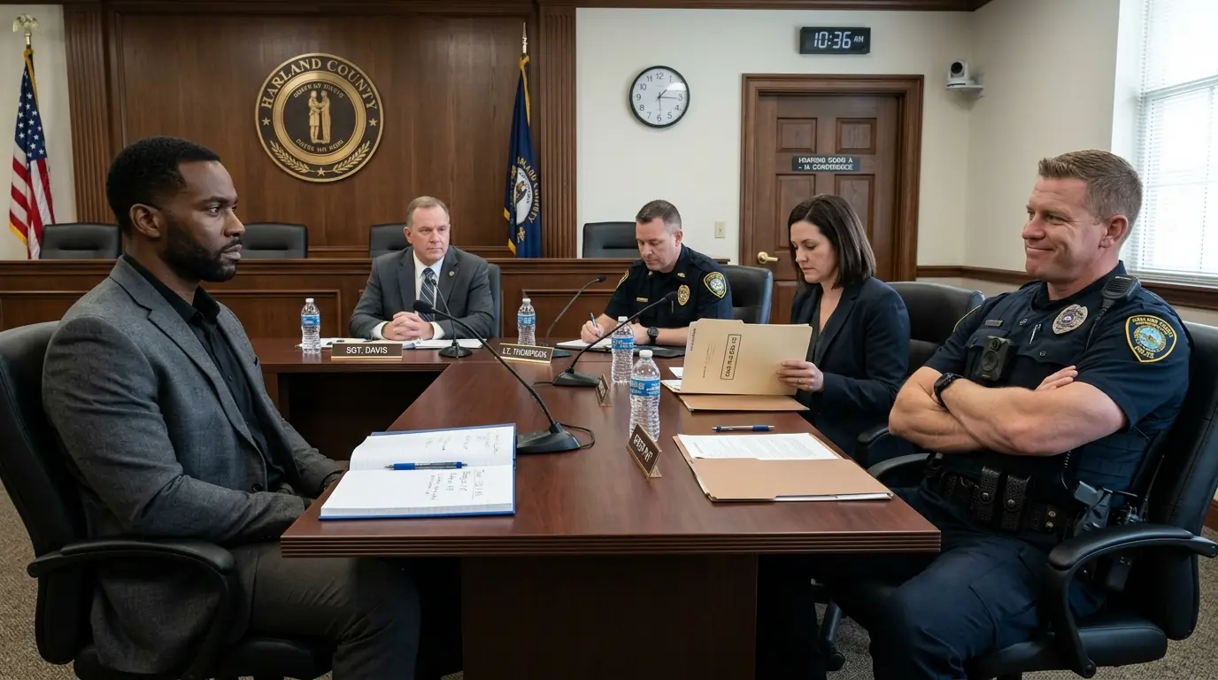 Officer Arrested a Quiet Black Man Beside His Own Car — Then FBI Agents Walked Into the Hearing