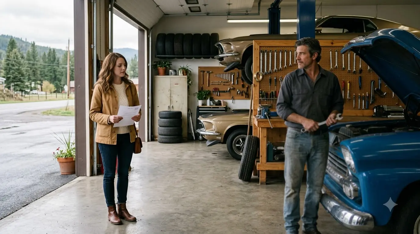 She Applied at a Single Dad’s Auto Shop — He Said, “I Need a Wife, Not an Employee”