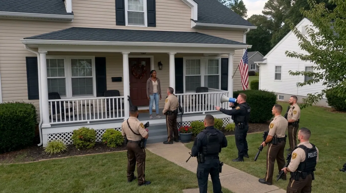 Fifteen Deputies Surrounded A Black Woman’s Home — Then One Call Exposed What They Were Really Looking For