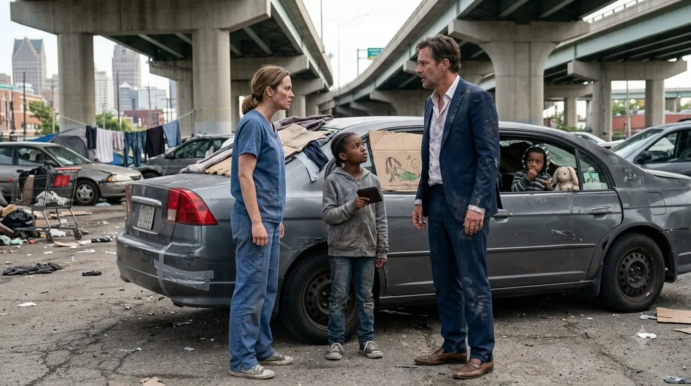 Billionaire Follows Homeless Girl Who Stole Wallet — She Leads Him to a Place That Breaks His Heart