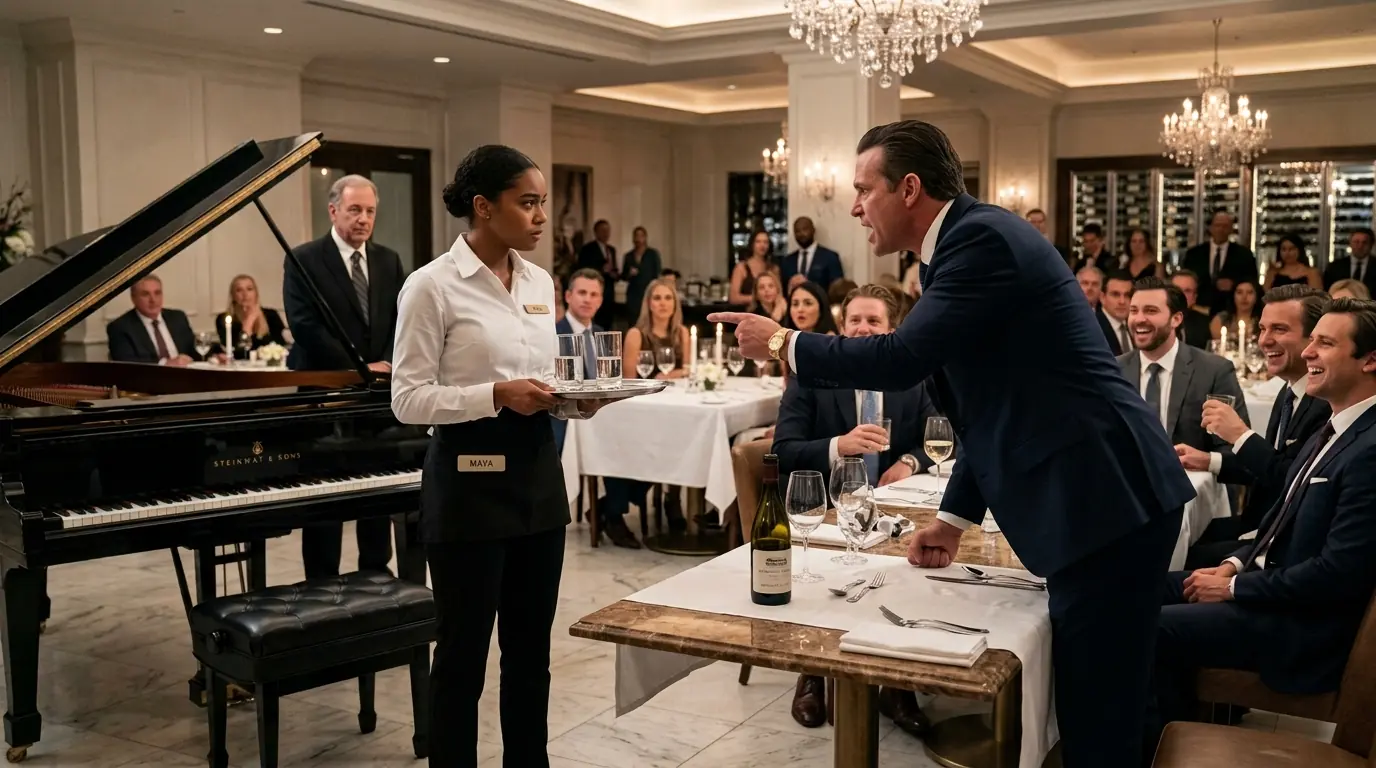 Billionaire Forces Black Waitress to Play Piano as a Joke — Then Her First Note Silences Him