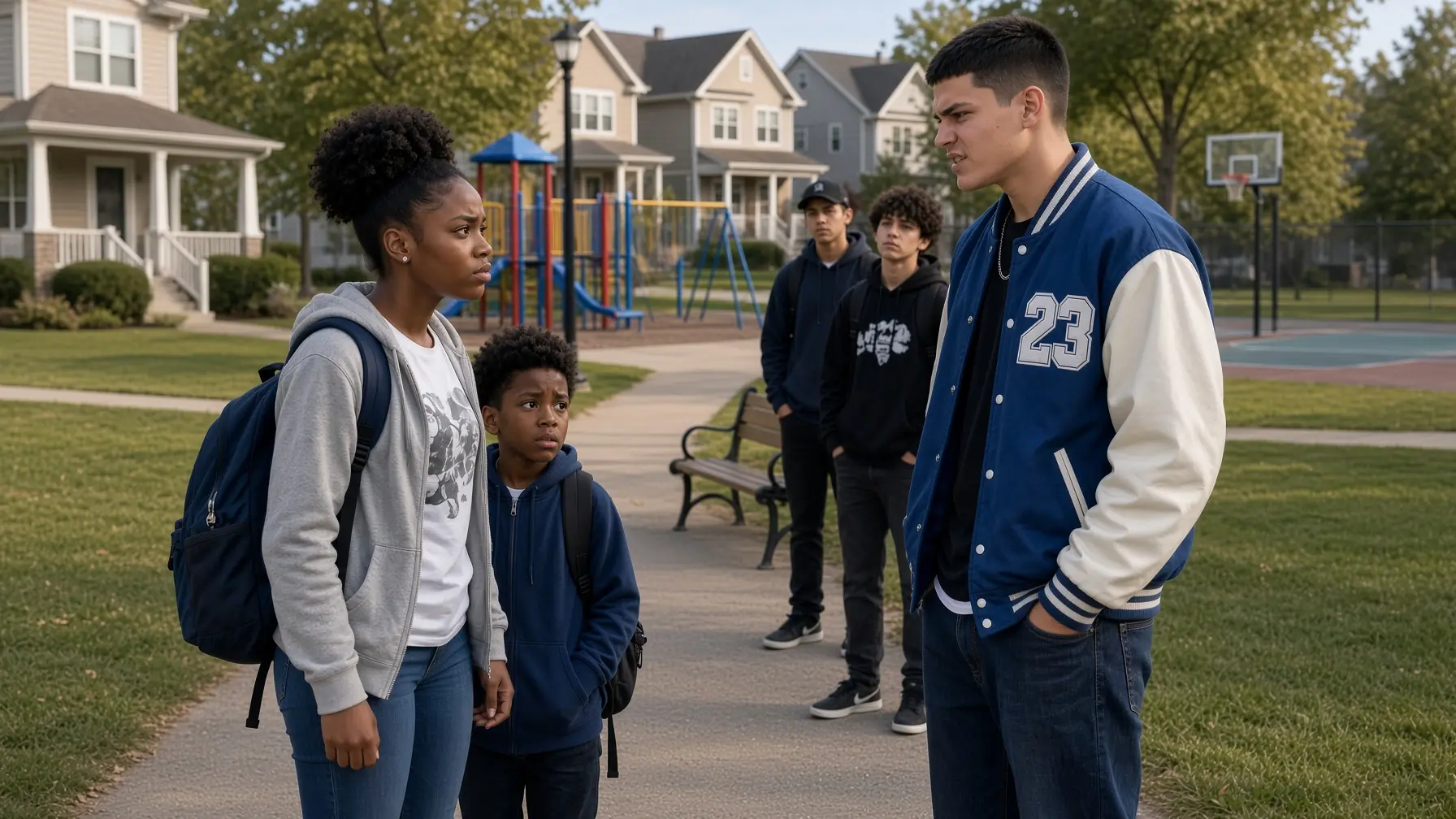Bullies Corner a Single Mom’s Two Kids — Then Their Mother Pulls Up