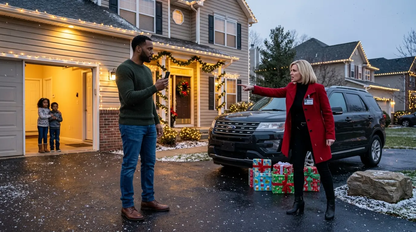 HOA Karen Called the Cops When I Refused to Buy Her Kids Christmas Gifts—Then She Destroyed Mine in Front of Them