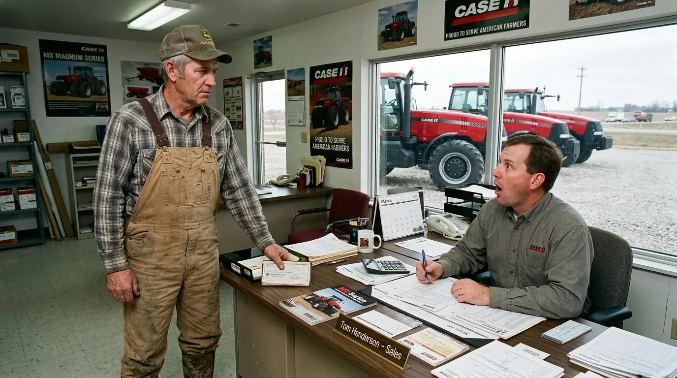 The Farmer Into The Dealership: "I'll buy 5 tractors cash..." The Case Dealer Thought It Was a Joke