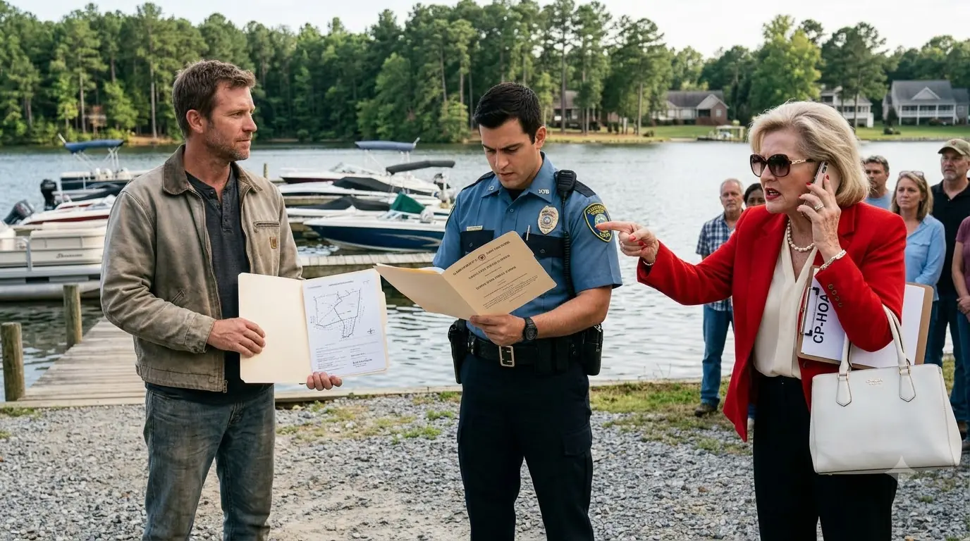 HOA Karen Called 911 Over the Mill Lake I Bought — 24 Hours Later, Their Boats Had Nowhere to Dock