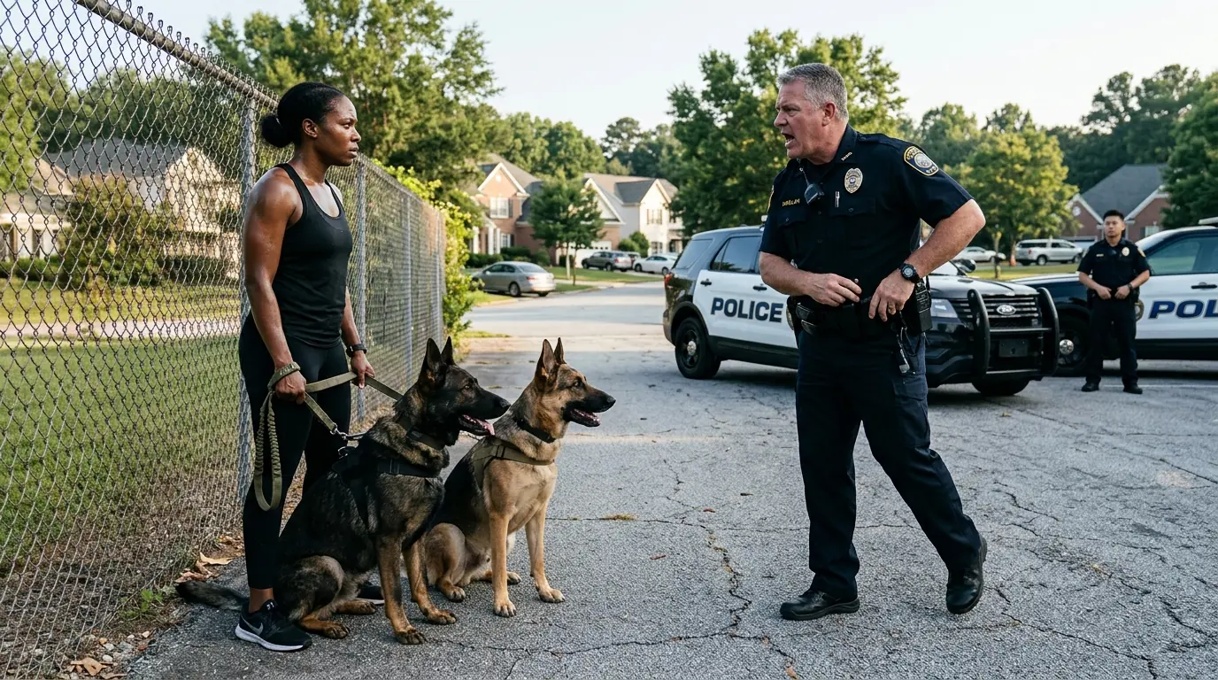 Cop Tried to Seize a Black Woman's Dogs — Then He Learned Who They Were
