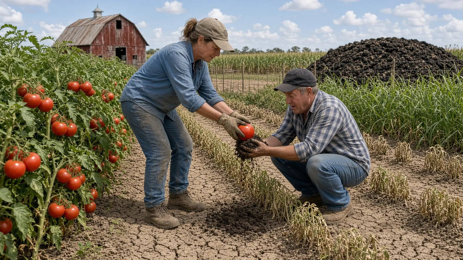 FOR TEN YEARS, THE SUGAR MILL DUMPED ITS “WORTHLESS” BLACK SLUDGE ON HER FARM—THEN ONE DROUGHT SUMMER, SHE NOTICED WHAT WAS GROWING BESIDE IT