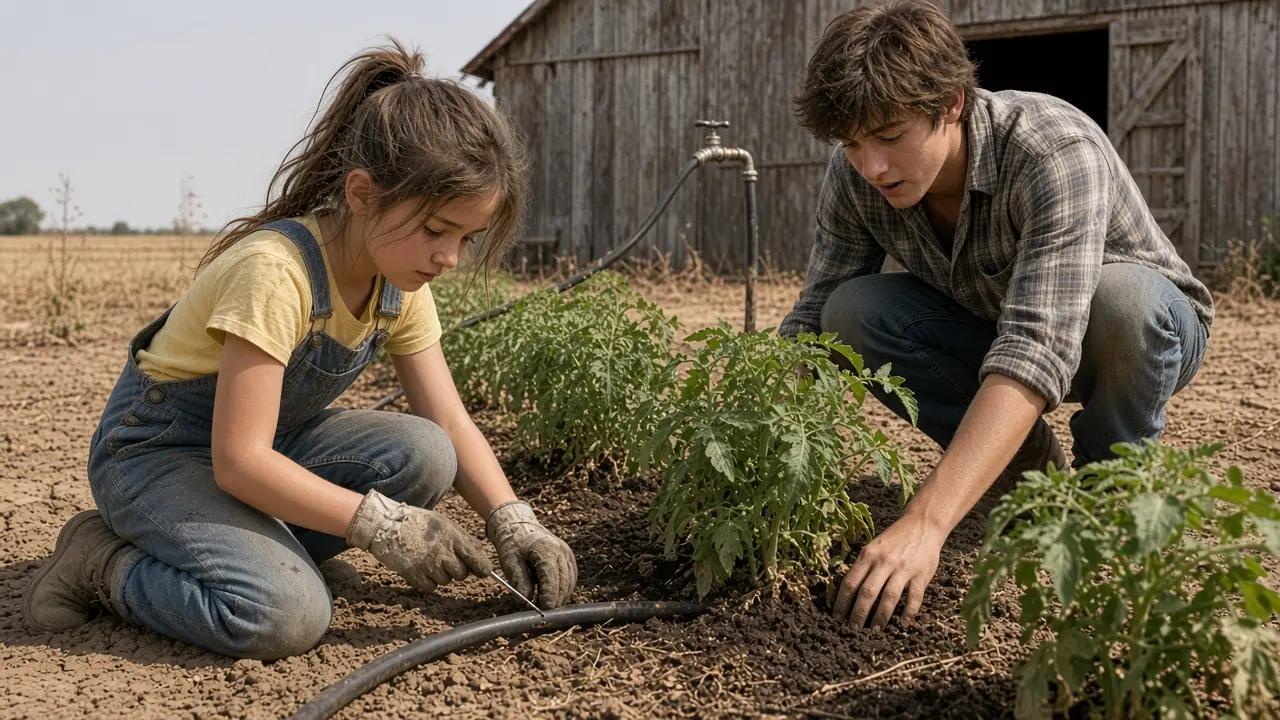 THE WHOLE TOWN LAUGHED AT THE 8-YEAR-OLD GIRL COLLECTING BROKEN GARDEN HOSES—UNTIL HARVEST DAY