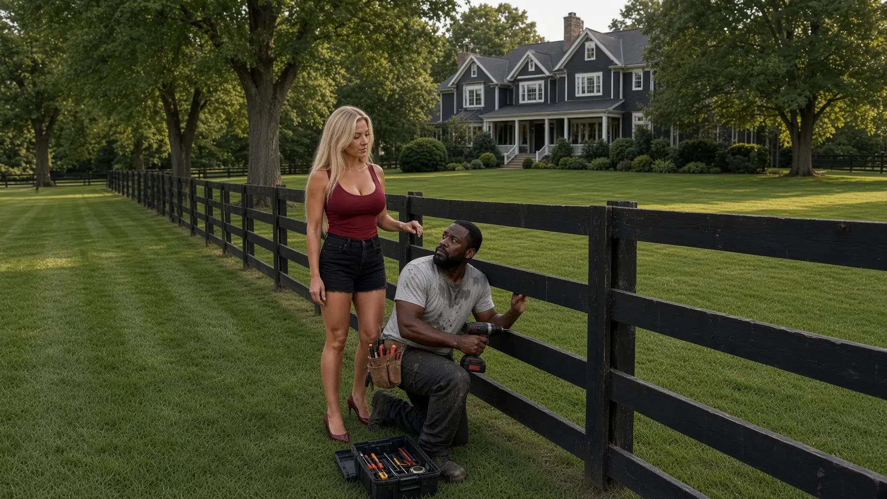 Black Single Dad Fixed a CEO's Fence—Then She Made an Offer He Couldn't Resist
