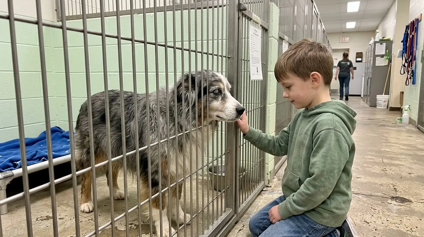 The Little Boy Kept Calling His Name, but This Deaf Senior Dog Slept Through Every Word