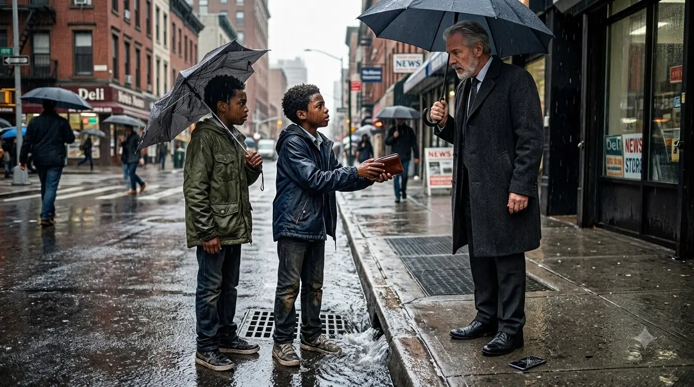 Homeless Twins Returned a Billionaire’s Wallet — Then He Realized Who They Were