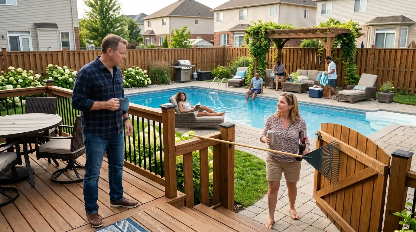 HOA Karen Brought Her Friends To Swim In My Pool — So I Locked The Gate And Watched From My Porch!
